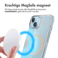 imoshion Clear Glitter Backcover met MagSafe Apple iPhone 14 - Goud
