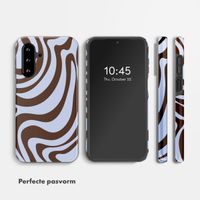 Selencia Vivid Backcover Samsung Galaxy A17 (5G) / (4G) - Dream Swirl Chocolate