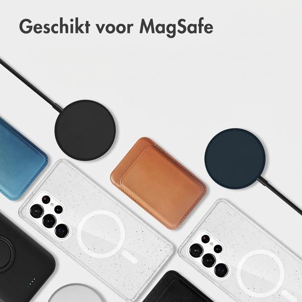 imoshion Sparkle Backcover met MagSafe Samsung Galaxy S25 Ultra - Glitter Transparant