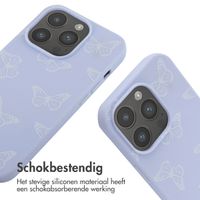imoshion Siliconen design hoesje met koord Apple iPhone 14 Pro - Butterfly