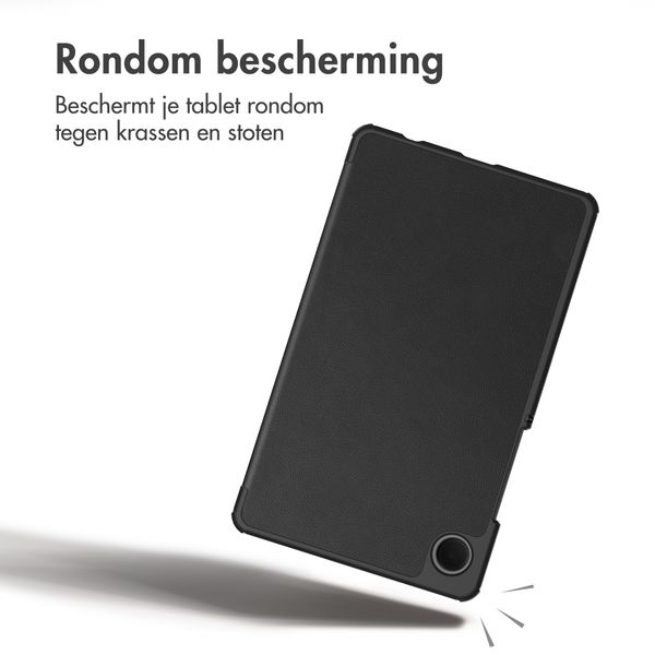 imoshion Trifold Bookcase Samsung Galaxy Tab A11 / A9 8.7 inch - Zwart