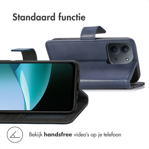 imoshion Luxe Bookcase Xiaomi Redmi 15C (5G) - Donkerblauw