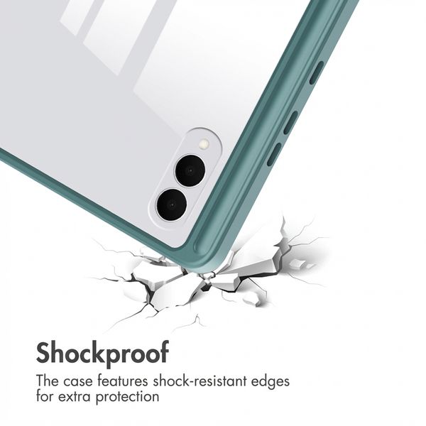 imoshion Trifold Hard Case Book Cover Samsung Galaxy Tab S11 / S12 Ultra - Green