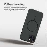 imoshion Color Backcover met Thin MagSafe Ring Apple iPhone 14 / 13 - Zwart