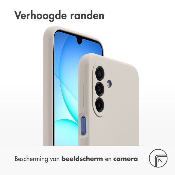 Accezz Liquid Silicone Backcover Samsung Galaxy A17 - Stone