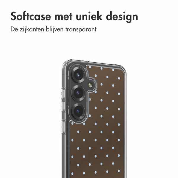 imoshion Design hoesje Samsung Galaxy S25 - Polka Dot Bruin