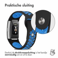 imoshion Siliconen sport bandje Fitbit Charge 2 - Zwart / Blauw