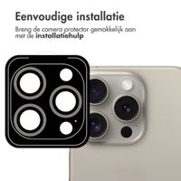 imoshion 2 Pack Camera lens protector Apple iPhone 15 Pro / 15 Pro Max - Natural Titanium