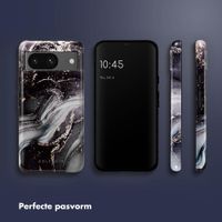 Selencia Vivid Tough Backcover Google Pixel 8 - Chic Marble Black