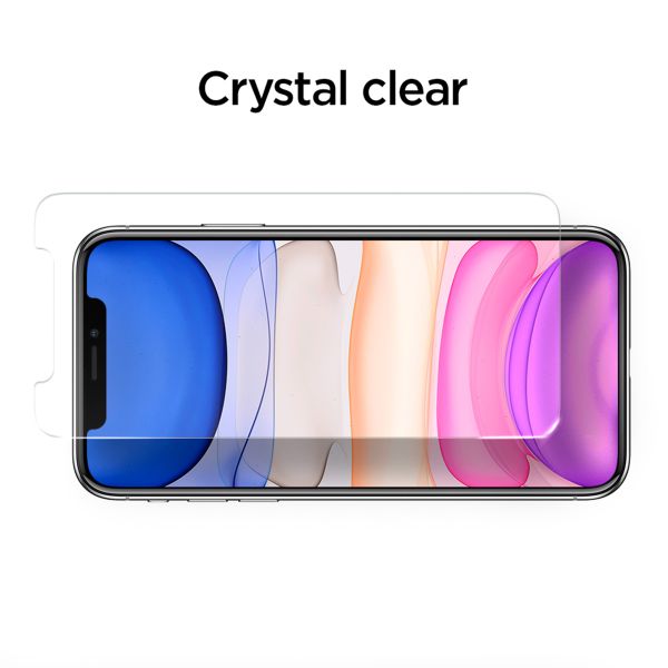 Spigen AlignMaster Full Cover Screenprotector Apple iPhone 11 / Xr
