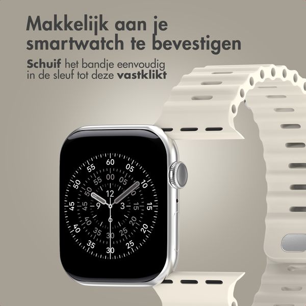 Accezz Ocean bandje Apple Watch | 38/40/41/42 mm - Sterrenlicht