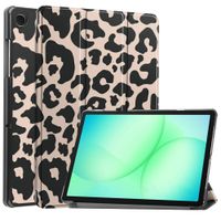 imoshion Design Trifold Bookcase Samsung Galaxy Tab A11 Plus - Leopard