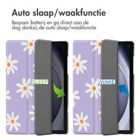 imoshion Design Trifold Bookcase Samsung Galaxy Tab A11 Plus / A9 Plus - Flowers Distance