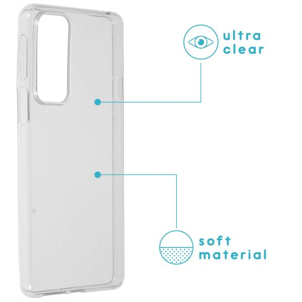 imoshion Softcase Backcover Motorola Edge 20 - Transparant