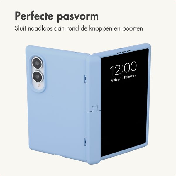 imoshion Color Backcover met Stand Samsung Galaxy Z Fold 8 - Lichtblauw