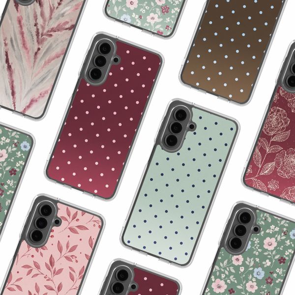 imoshion Design hoesje Samsung Galaxy A18 (4G) / A17 (4G/5G) - Polka Dot Bordeaux