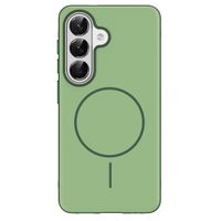 imoshion Color Backcover met Thin MagSafe Ring Samsung Galaxy S26 - Donkergroen