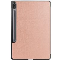 imoshion Trifold Bookcase Samsung Galaxy Tab S8 Plus / S7 Plus / S7 FE 5G - Rosé Goud