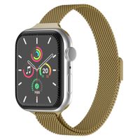 imoshion Slim Milanees bandje Apple Watch Series 1 - 9 / SE (38/40/41 mm) | Series 10 / 11 (42 mm) - Goud