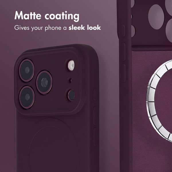 imoshion Colour Case with MagSafe Apple iPhone 18 Pro / 17 Pro - Bordeaux