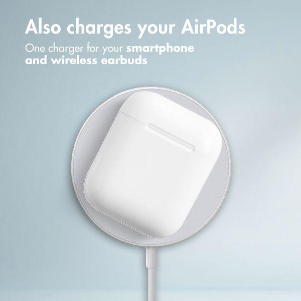 Accezz Wireless Charger USB-C - MagSafe and Qi2 Wireless Charger - 1 Metre - White