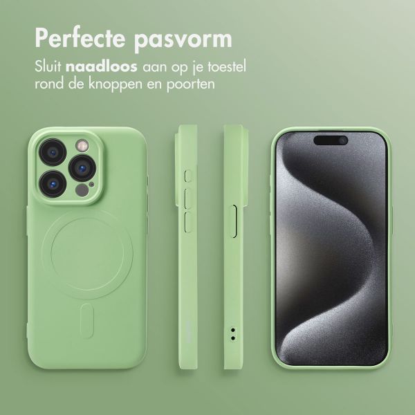 imoshion Color Backcover met MagSafe Apple iPhone 15 Pro - Groen