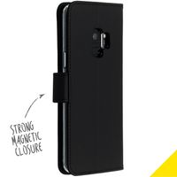 Accezz Wallet Softcase Bookcase Samsung Galaxy S9 - Zwart