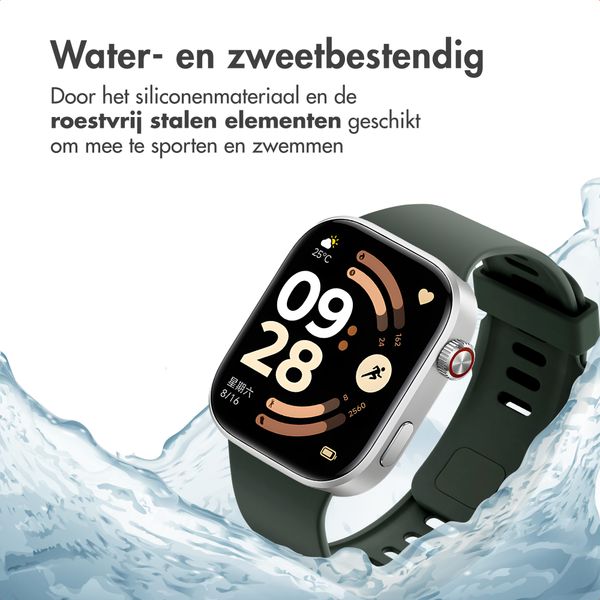 imoshion Siliconen bandje Xiaomi Smart Band 9 / 8 Pro / Redmi Watch 6 / 5 / 4 - Donkergroen