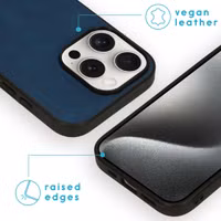 imoshion Uitneembare 2-in-1 Luxe Bookcase Apple iPhone 16 Pro - Blauw