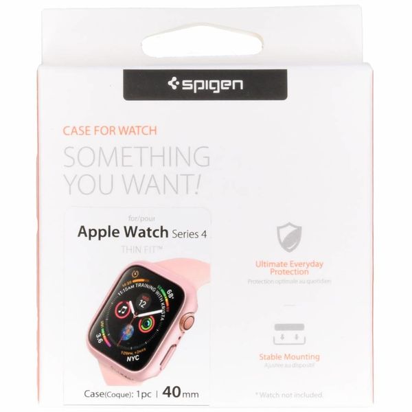 Spigen Thin Fit™ Case Apple Watch Series 4 / 5 / 6 / SE - 40 mm - Roze