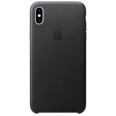 Apple Leather Backcover Apple iPhone Xs Max - Black