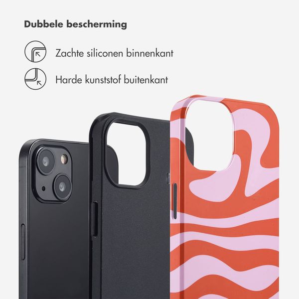 Selencia Vivid Backcover Apple iPhone 13 - Dream Swirl Pink