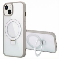 Accezz Ring Stand Backcover met MagSafe Apple iPhone 13 - Grijs