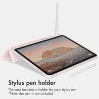 Accezz Smart Silicone Book Case Apple iPad Air 11 inch (2026) M4 / (2025) M3 / (2024) M2 / Air 5 (2022) / Air 4 (2020) - Pink
