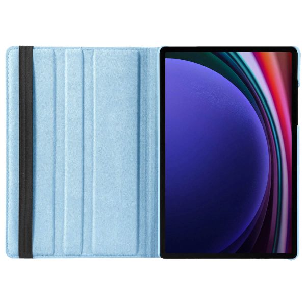 imoshion 360° draaibare Bookcase Samsung Galaxy Tab S9 11.0 inch / Tab S9 FE 10.9 inch - Turquoise