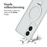 Accezz Ring Stand Backcover met MagSafe Samsung Galaxy S25 Edge - Transparant