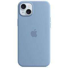 Apple Silicone Backcover MagSafe Apple iPhone 15 Plus - Winter Blue