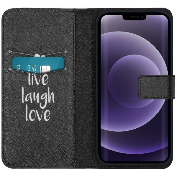 imoshion Design Softcase Bookcase iPhone 13 - Live Laugh Love