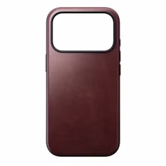 Nomad Modern Horween Leather Case Apple iPhone 17 Pro - Burgundy