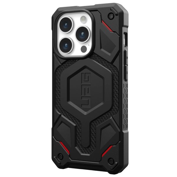 UAG Monarch Pro Backcover iPhone 15 Pro - Kevlar Black