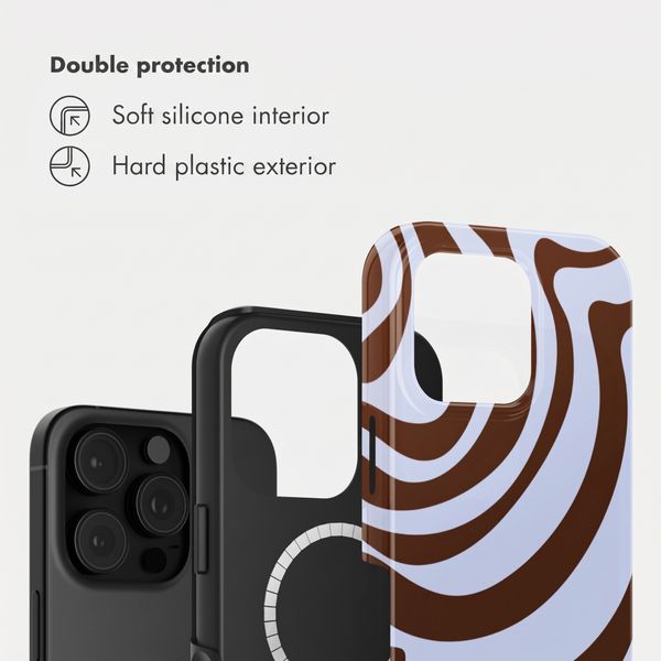Selencia Vivid Case with MagSafe Apple iPhone 16 Pro Max - Dream Swirl Chocolate