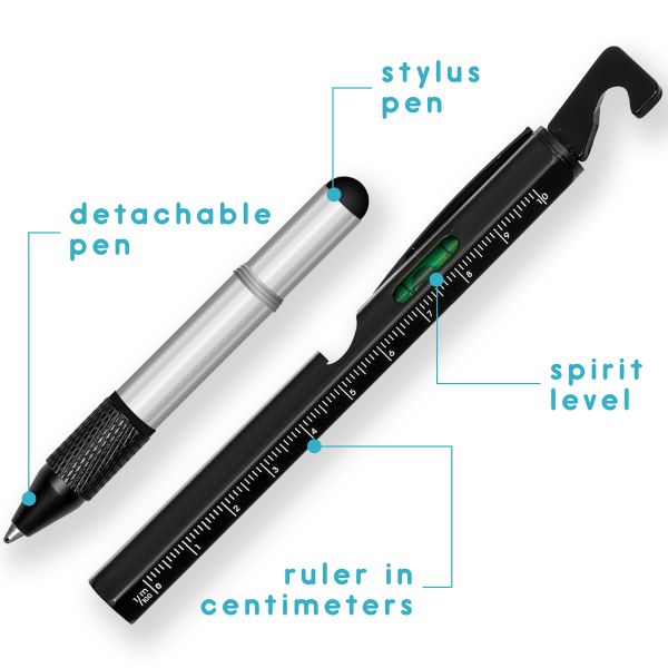 imoshion 10 in 1 Multifunctionele stylus pen - Zwart