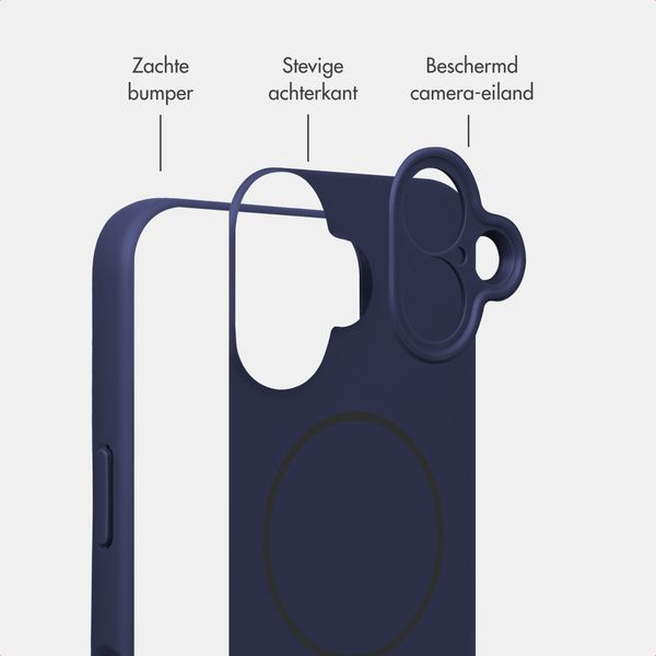 Accezz Grip Backcover met MagSafe Apple iPhone 17 - Donkerblauw