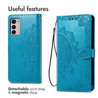 imoshion Mandala Bookcase Motorola Moto G42 - Turquoise