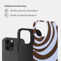 Selencia Vivid Backcover Apple iPhone 12 (Pro) - Dream Swirl Chocolate