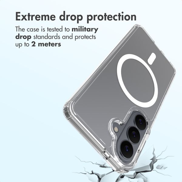 Accezz Xtreme Impact Back Cover with MagSafe Samsung Galaxy S26 - Transparent