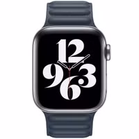 imoshion Vegan lederen bandje Apple Watch Series 1-9 / SE-38/40/41 mm