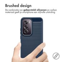 imoshion Brushed Backcover Oppo Reno 12 - Donkerblauw