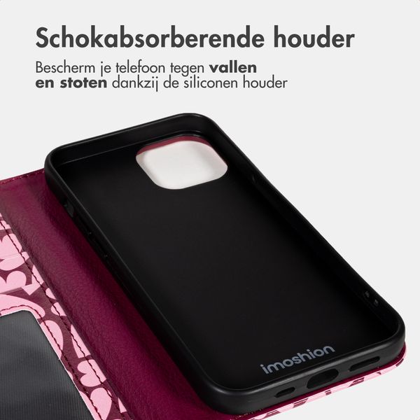 imoshion Design Bookcase Apple iPhone 12 (Pro) - Hearty Blush