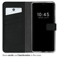Selencia Genuine Leather Book Case Apple iPhone 13 - Black